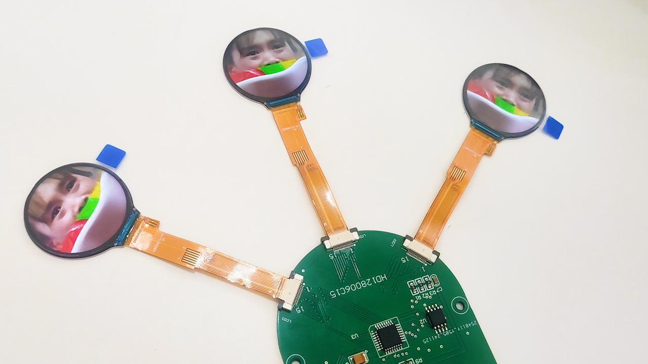 1.28寸彩屏演示視頻