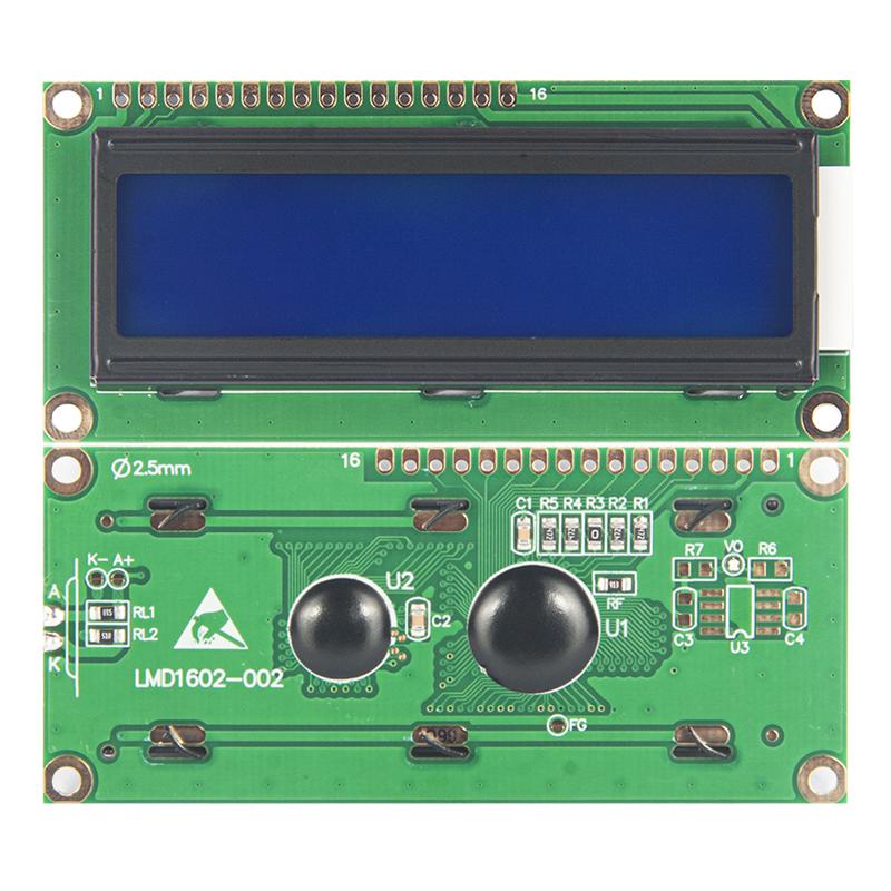 3.3寸LCD顯示器1602液晶屏藍(lán)底白字1602ZFP_BLW