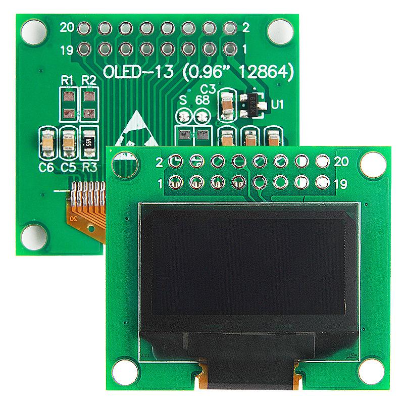 12864OLED顯示屏0.96寸12864OLED-13